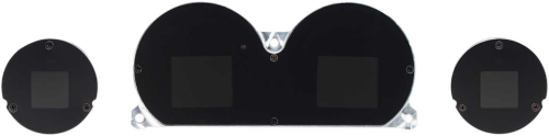 Dakota Digital - Dakota Digital MLX Series 4 Gauges Set - Chrome - MLX-8414