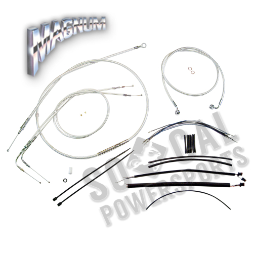 Magnum - Magnum Sterling Chromite II Handlebar Installation Kit for 15-17in. Ape - 387272
