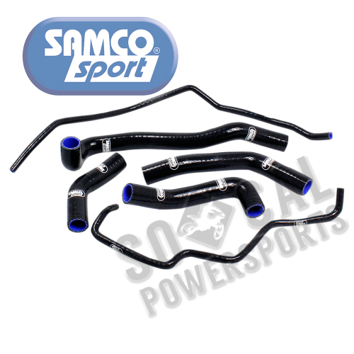 SAMCO Sport - SAMCO Sport Radiator Hose Kit - Black - TRI11-BK