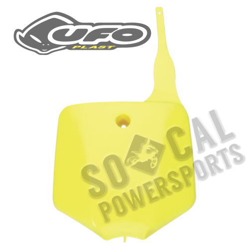 UFO Plastics - UFO Plastics Front Number Plate - 01-07 Yellow - SU03926-102