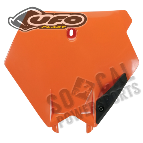 UFO Plastics - UFO Plastics Front Number Plate - Orange - KT03075-127