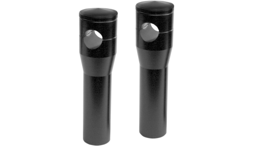 Accutronix - Accutronix Custom Risers for Springer Triple Trees - 6in. - Black - HRS1356-B