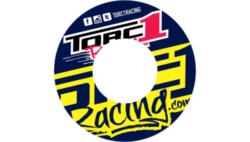TORC1 Racing - TORC1 Racing Grip Donuts - Yellow/Blue - 8112-0603