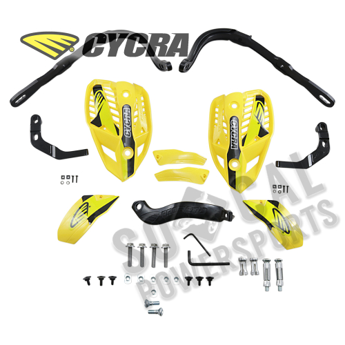 Cycra - Cycra Ultra Probend Handguards with 1 1/8in. HCM Clamp - Husky Yellow - 1CYC-7506-56HCM