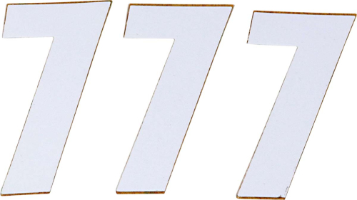 DCOR - DCOR Individual Numbers 4in. - No.7 - White - 45-14-7