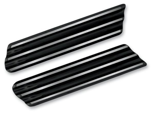 Covingtons - Covingtons Latch Delete Plates for Police Hard Bags - Finned - Black - C1006-B
