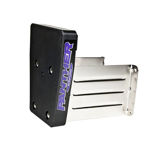 Panther Products - Panther Marine Outboard Motor Bracket - Stainless Steel - Fixed 35HP