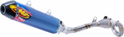 FMF Racing - FMF Racing Factory 4.1 RCT Full System - Blue Anodized Titanium Muffler - Carbon End Cap - 042398