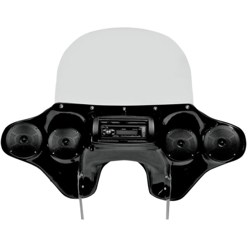 Hoppe Industries - Hoppe Industries Quadzilla Fairing with Stereo Receiver - HDF-SWBK-QZ