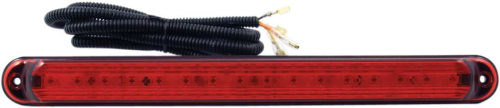 Chris Products - Chris Products LED Light Bar - Red Lens/Black Base - 0988RB-MC