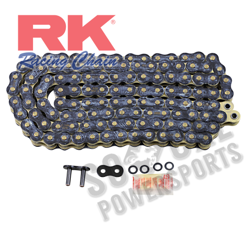 RK - RK 525 Max-Z Chain - 120 Links - Black/Gold - 525MAXZ-120-BG