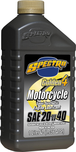 Spectro - Spectro Golden Motorcycle Semi-Syn 4T - 20W40 -1lt. - L.SG424