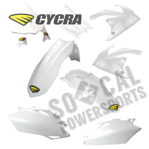 Cycra - Cycra Powerflow Body Kit - White - 1CYC-9304-42