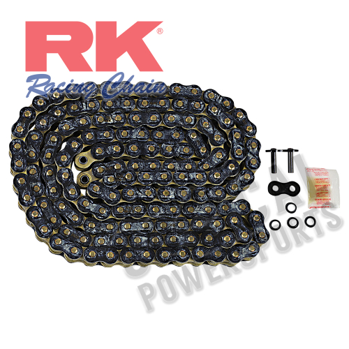 RK - RK 525 Max-Z Chain - 150 Links - Black/Gold - 525MAXZ-150-BG