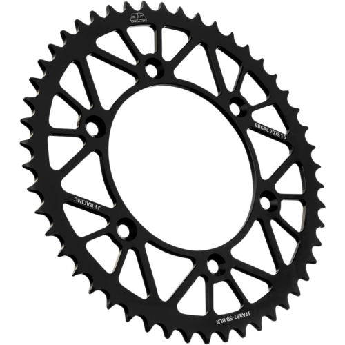JT Sprockets - JT Sprockets RaceLite Aluminum Rear Sprocket - 50T - JTA897.50BLK