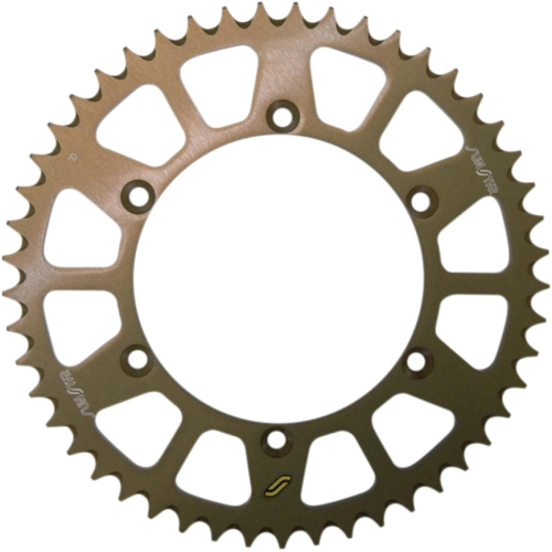 Sunstar - Sunstar Works Triplestar Aluminum Rear Sprocket - 54T - Gold - 5-361954