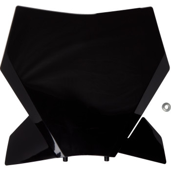 UFO Plastics - UFO Plastics Front Number Plate - Black - KT05013#001