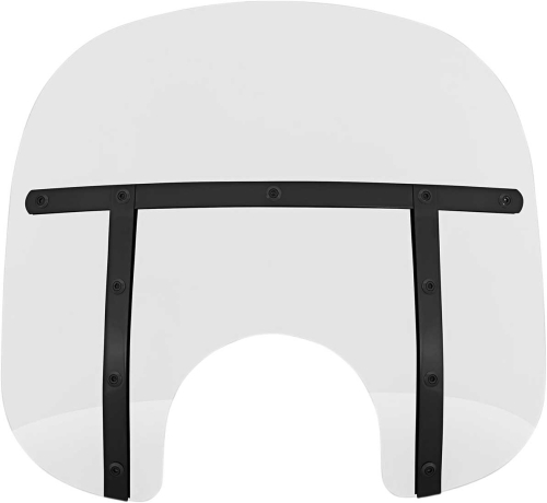 Memphis Shades - Memphis Shades Memphis Fats Windshield (7in. Cutout) - 13in. - Night Shades Clear - MEB3110
