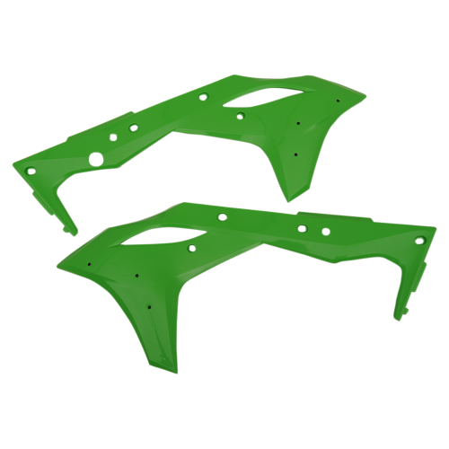 Cycra - Cycra Powerflow Intake Radiator Shrouds - Green - 1CYC-1868-72