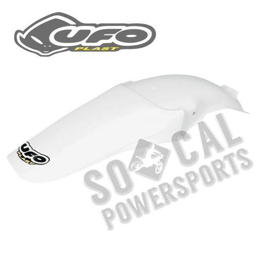 UFO Plastics - UFO Plastics Rear Fender - White - HO03627041