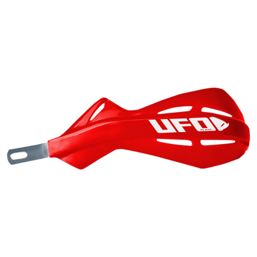 UFO Plastics - UFO Plastics Handguards with Aluminum Inserts for 7/8in. Handlebars - 00-14 CR Red - PM01632-070