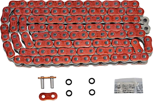 EK Chain - EK Chain 525 ZVX3 Series ZX-Ring Chain - 120 Links - Orange - 525ZVX3-120AO