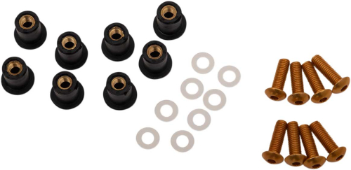 PUIG - PUIG Windscreen Well Screw Kit - Gold - 0957G
