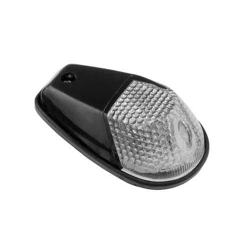 BikeMaster - BikeMaster Universal Flush Stalk Light Kit - Clear Lens - Amber Bulb - Black Shell - 261390
