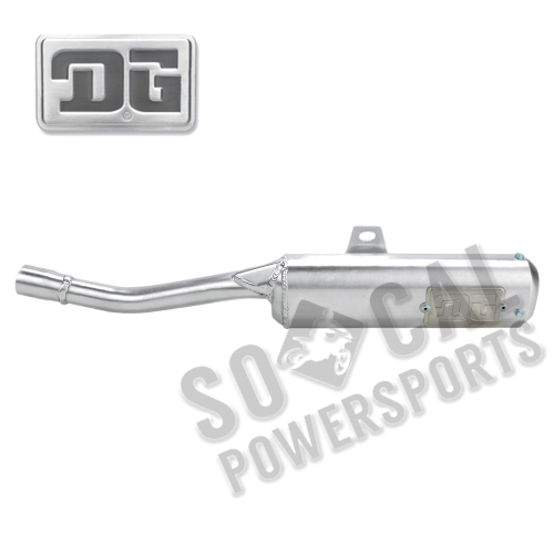 DG Performance - DG Performance 2-Stroke ATV Racing Exhaust - Silencer Only - 20-4211