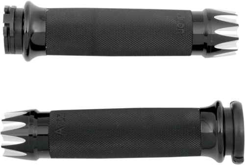 Avon Grips - Avon Grips Excalibur Custom Grips - Black - CC-86-ANO-EX