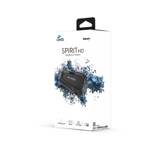 Cardo - Cardo Spirit HD Bluetooth Communication - Single - SPRT0002