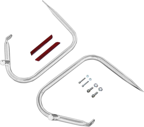 Drag Specialties - Drag Specialties Saddlebag Guards - Chrome - 0505-1561