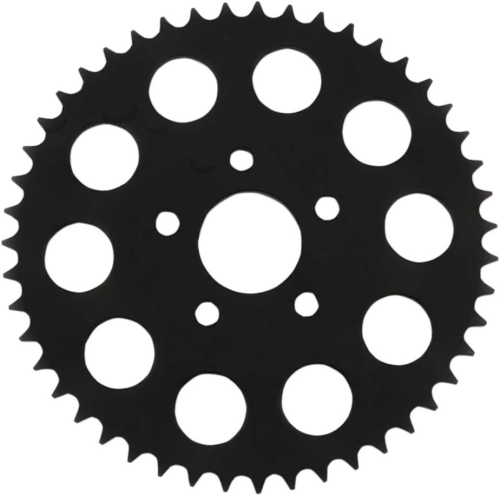 Drag Specialties - Drag Specialties 530 Chain Conversion Rear Sprocket - Flat - 49T - Gloss Black - 1210-1834