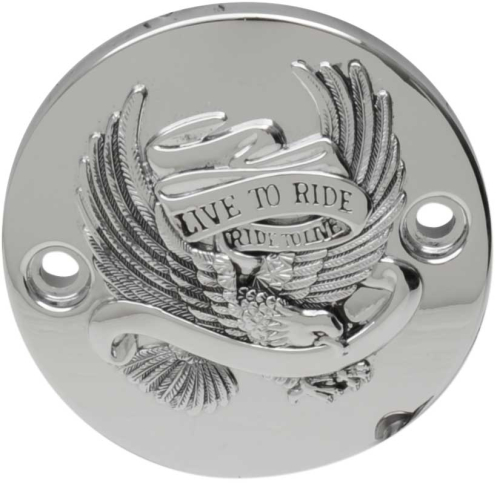Drag Specialties - Drag Specialties Live to Ride Points Cover - Chrome - 0940-1645