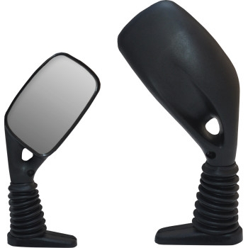 Parts Unlimited - Parts Unlimited Shock-Resistant Mirrors - 0640-1691