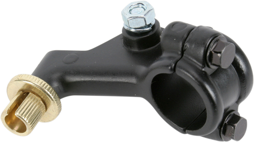 Parts Unlimited - Parts Unlimited Two-Piece Left Lever Holder without Mirror Holes - Black - 53172-KA3-730