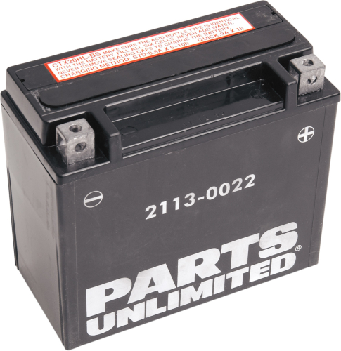 Parts Unlimited - Parts Unlimited AGM Maintenance-Free Battery - CTX20HL-BS