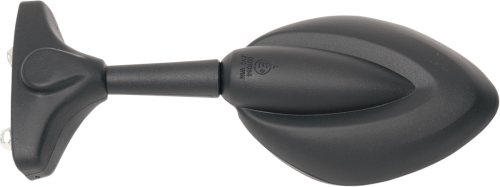Parts Unlimited - Parts Unlimited Universal Mirrors - Glass Dimensions 4-5/8in. x 3-3/8in. - Black - 0640-0123