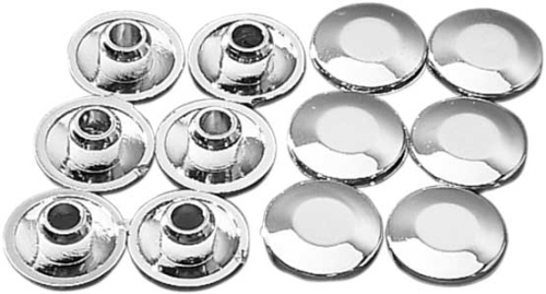 Drag Specialties - Drag Specialties Chrome Plugs For Handlebar Clamps - 12pk - DS-290605