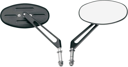Drag Specialties - Drag Specialties Stealth I Black Mirror - Standard - 06400285AC3N