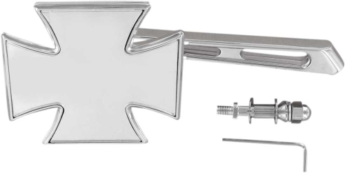 Drag Specialties - Drag Specialties Maltese Mirror - Air-Glide Stem - Chrome - 60-6009-BC