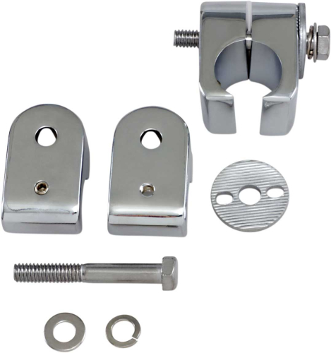 Drag Specialties - Drag Specialties Chrome Universal Mounts - 720218-SC2