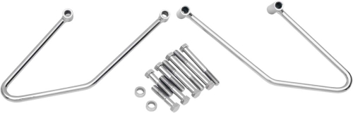 Drag Specialties - Drag Specialties Chrome Saddlebag Support Brackets - S77-0132