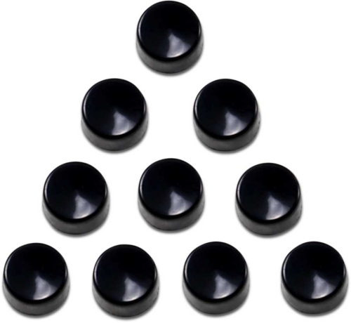 Drag Specialties - Drag Specialties Individual Black Bolt Cover - 5/16in. Hex bolt/ nut (1/2in. wrench size) - 2402-0156