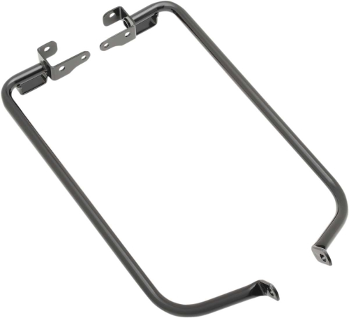 Drag Specialties - Drag Specialties Saddlebag Support Brackets - Black - 3501-1042