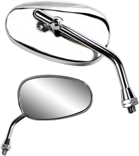 Parts Unlimited - Parts Unlimited Classic Harley Look Mirror - Mini Classic - 0640-0953