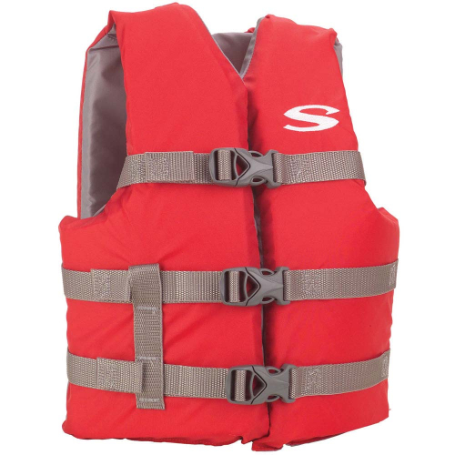 Stearns - Stearns Youth Classic Vest Life Jacket - 50-90lbs - Red/Grey