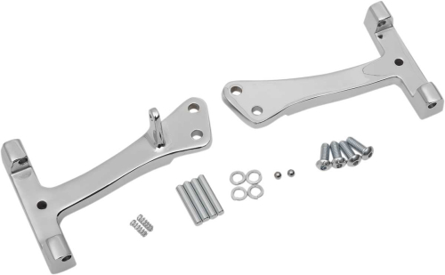 Drag Specialties - Drag Specialties Passenger Floorboard Mount Kit - Chrome - 1621-0726