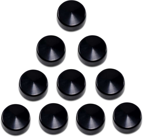 Drag Specialties - Drag Specialties Individual Black Bolt Cover - 1/2in. Hex bolt/ nut (3/4in. wrench size) - 2402-0157