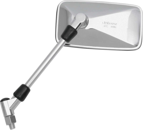 Parts Unlimited - Parts Unlimited Universal Chrome Mirror - Rectangle - 0640-0344